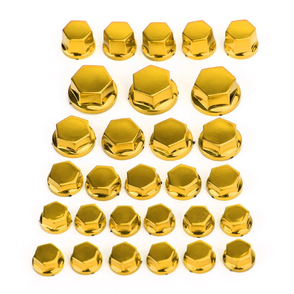 30pcs Hexagon Socket Screw Covers for Motorcycle (Universal)