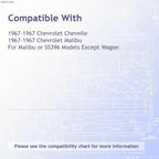 Replacement Steel Lower Tail Panel Molding for (See compatibility chart)