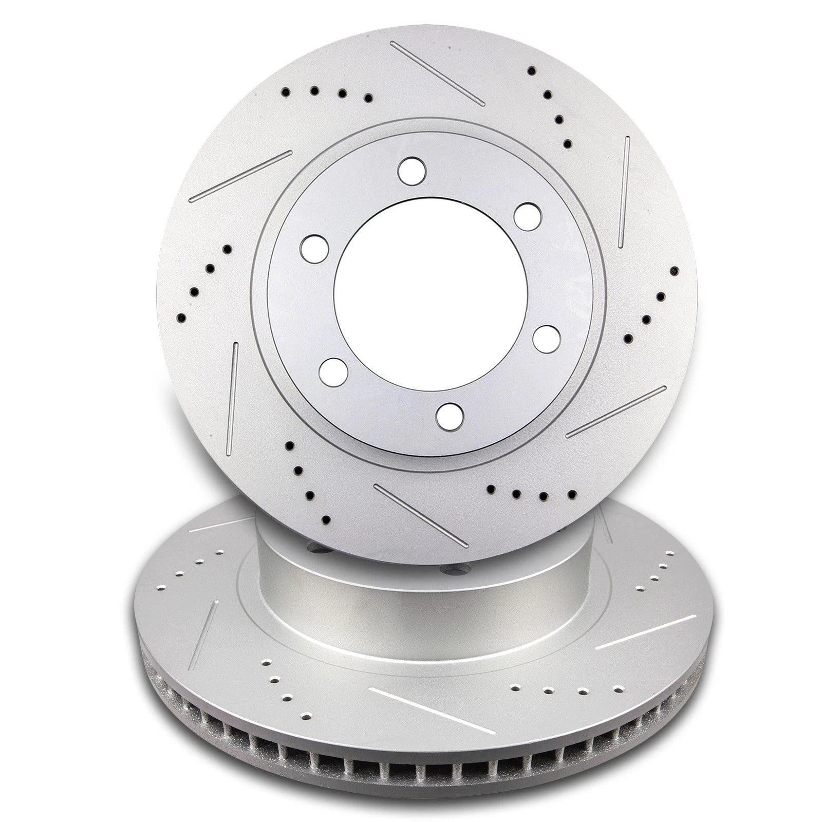Set of 4 Front Rear Brake Rotors with Ceramic Pads for Toyota 4Runner, FJ Cruiser