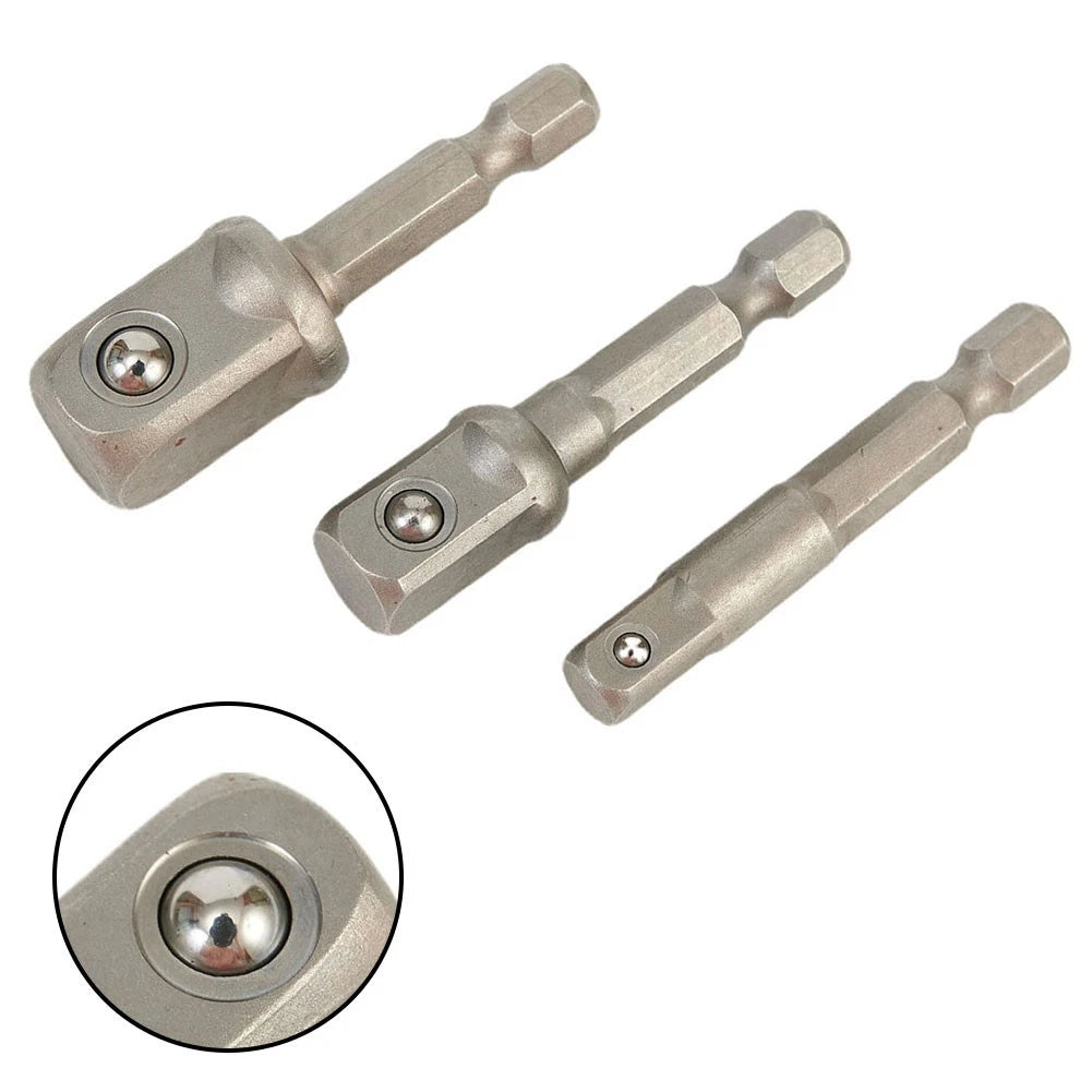 Socket Bit Adapter 50mm Chrome Vanadium Steel for Universal Use