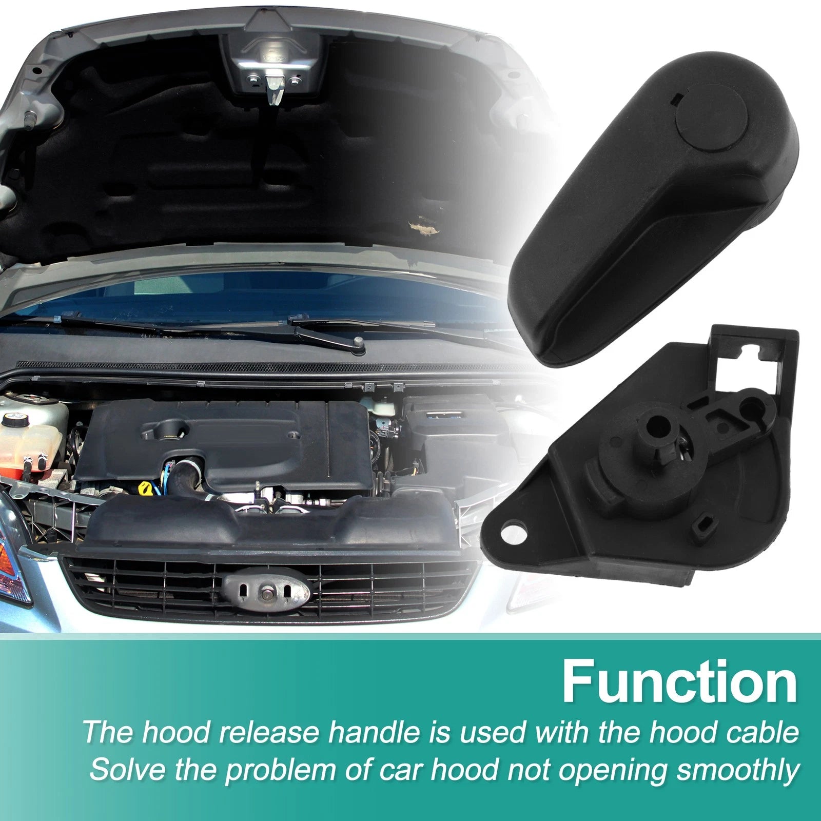 Hood Latch Release Handle for Ford Fusion (2002–2012) No.DS7316B626A
