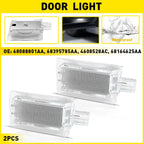 2X White LED Door Footwell Lights for Dodge Magnum Challenger Chrysler 300 (2005–2010)