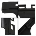 Set of 2 Rear Bumper End Cap Step Pads for Ford F250 F350 F450 (2017–2022)