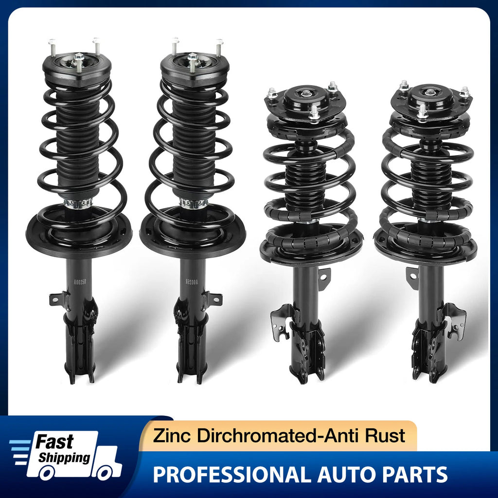 Front and Rear Complete Shock Strut Assembly for Toyota Camry (2007–2011)