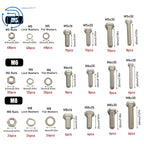 Stainless Steel Bolts and Nuts Kit for Faucet (408 Pack)