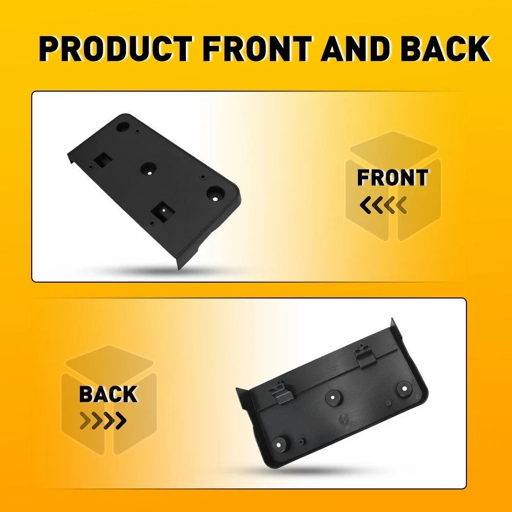 Front License Plate Frame Tag Holder Mount Bracket for Ford Escape (2017–2019)