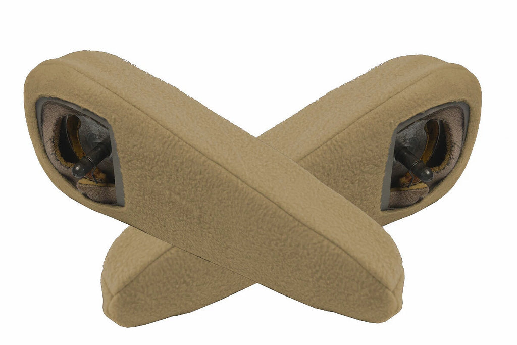 Fleece Seat Armrest Cover Protector for Chevrolet Astro (1995–2005) Beige