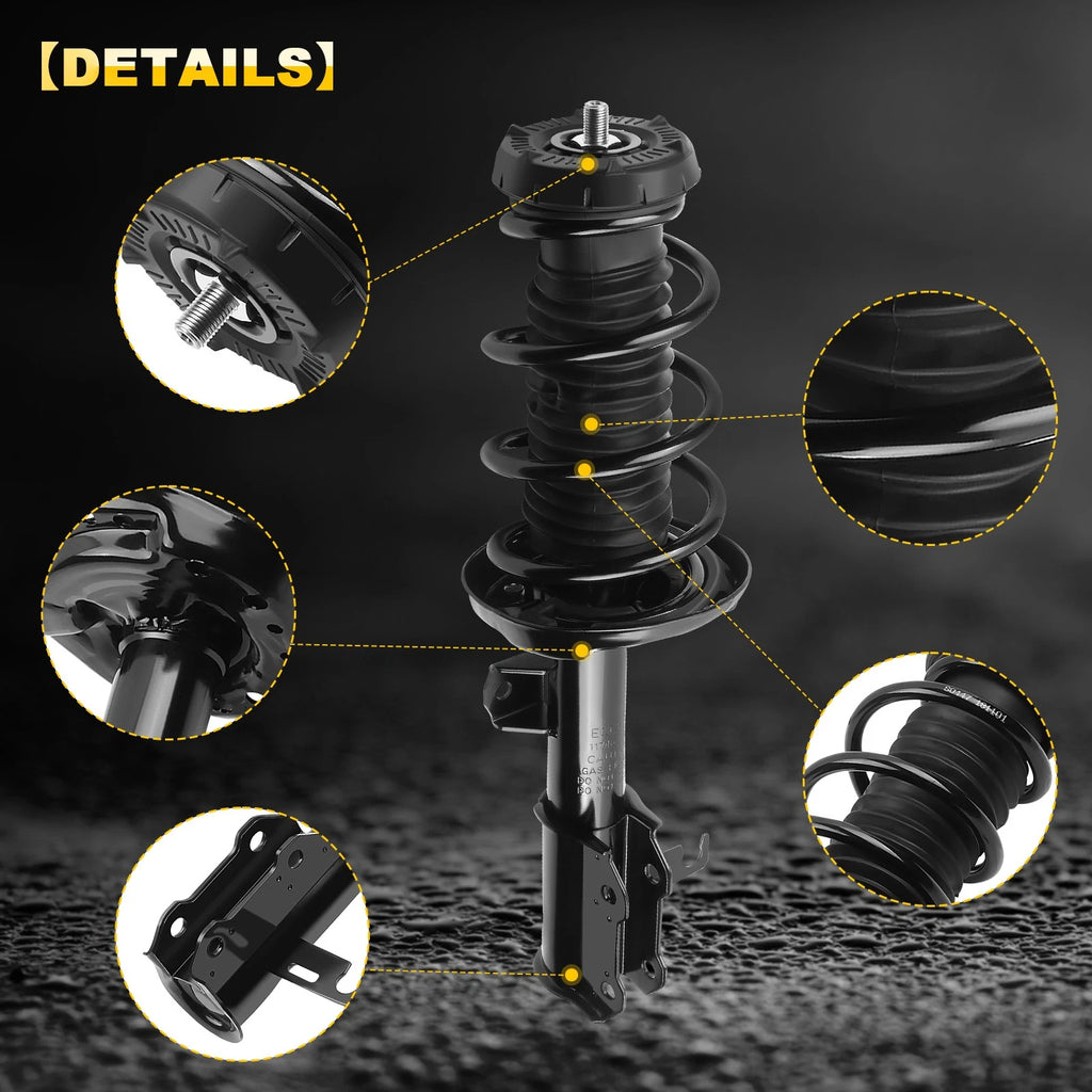Set of 2 Front Complete Struts for Chevrolet Cruze (2011–2012)