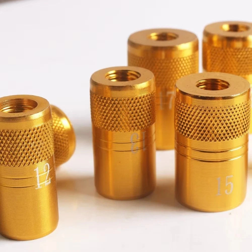 2X Metal Adapter Connector for Fishing Rod and Landing Net