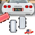 2X Clear White LED Rear Tailgate Reverse Lights for Corvette C4 (1991–1996)