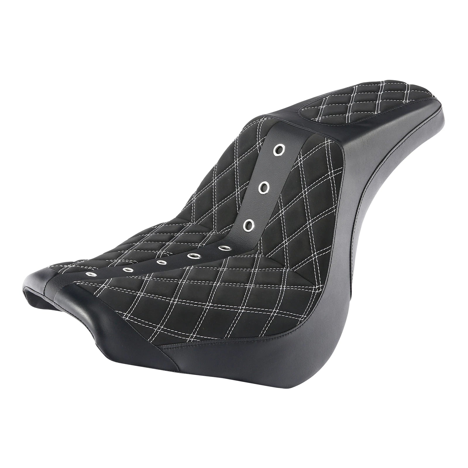 Black Driver Passenger Seat for Harley Softail Street Bob FXBB FXST (2018–2023)