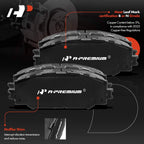 Front & Rear Disc Brake Rotor and Ceramic Pad for Toyota Corolla (2011–2018)