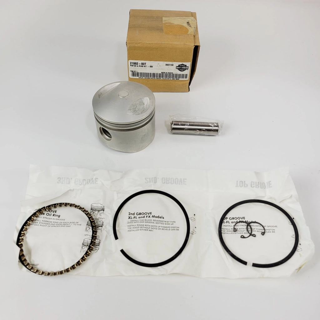 Piston and Ring Kit for Harley-Davidson Big Twin (1978–1984) 020 21992-80T