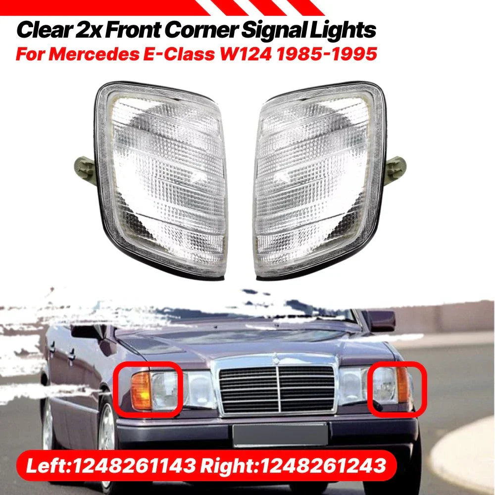 Side Marker Signal Lamp Parking Light for Mercedes E-Class W124 (1985–1995)