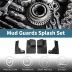 Set of 4 Mud Flaps Splash Guards for Toyota Hiace (2005–2011)