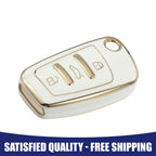 Car Key Fob Cover 3 Button TPU for Audi Q3 (2015–2020)