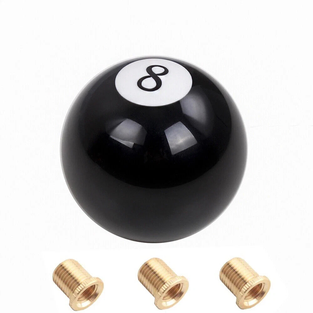 Custom Gear Shifter Shift Knob for Pool Billiard Ball (8-Ball)