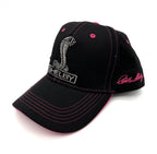 Mustang Hat Cap Replacement for Shelby Black Pink Gray Embroidered Logo (1964–1970)