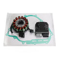 Magneto Stator + Voltage Rectifier + Gasket for Yamaha Grizzly 550/700 (2007–2022)