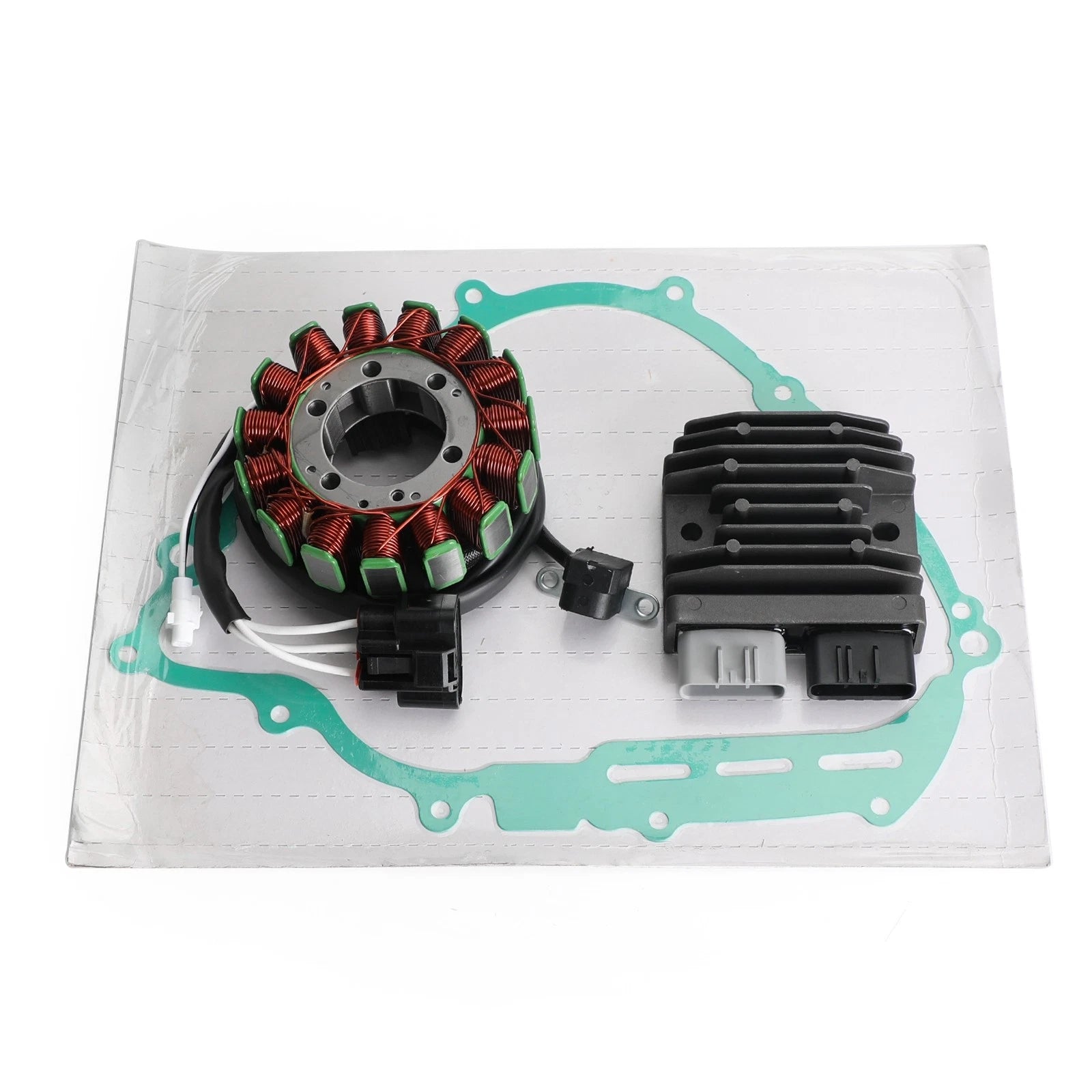 Magneto Stator + Voltage Rectifier + Gasket for Yamaha Grizzly 550/700 (2007–2022)