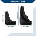 Mud Flaps Splash Guards 1 Set for Mercedes-Benz C-Class Sport (2013-2015)