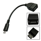 Micro USB Male to USB 2.0 Female OTG Adapter Cable for All Models (2019–2025)
