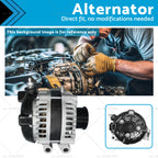 Alternator 150A 12V CW 6-Groove for Land Rover Range Rover Jaguar XJ XF