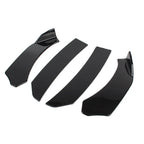 Glossy Black Front Bumper Lip Chin Spoiler for Universal Car