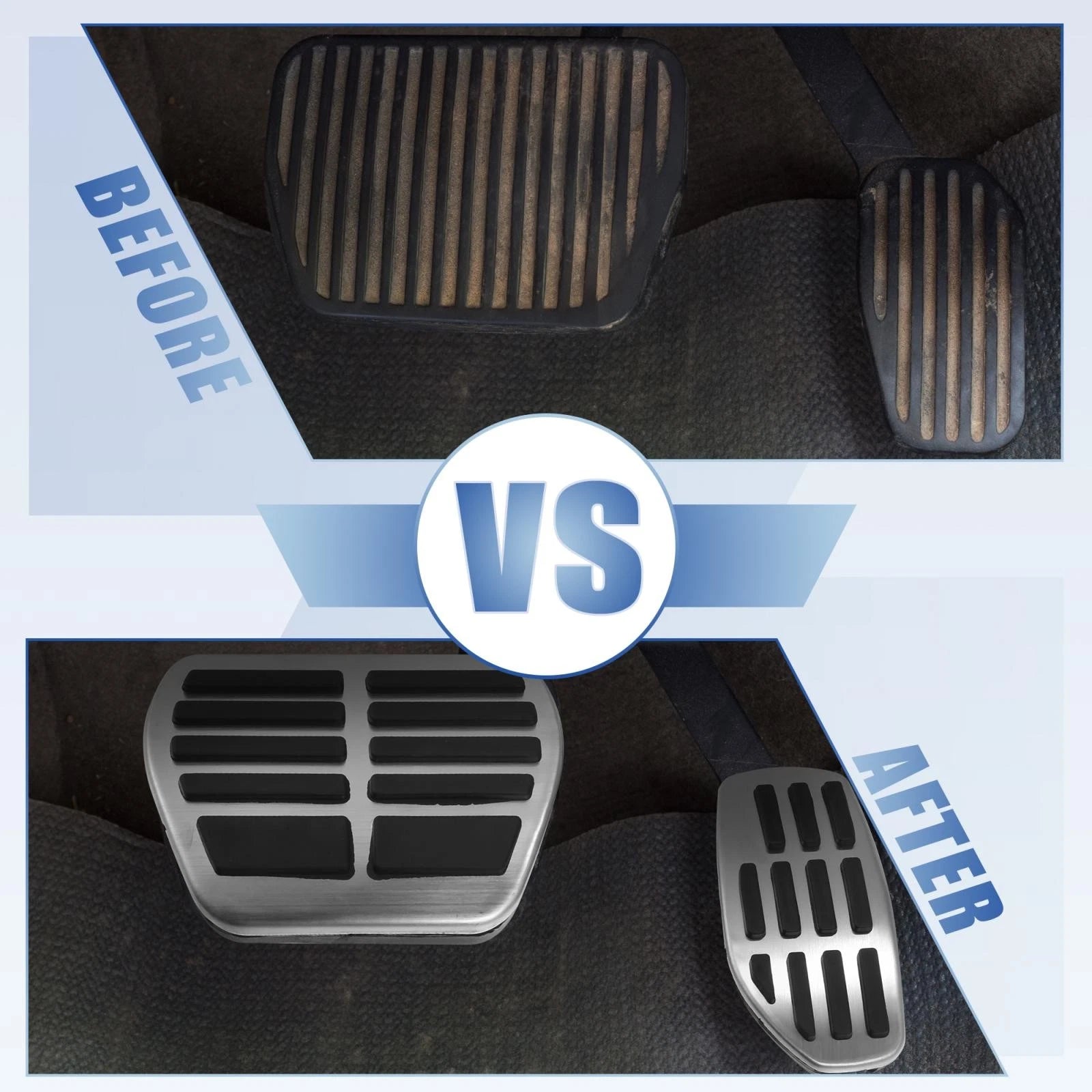 Brake Gas Accelerator Pedal Cover Kit for Nissan (2014–2020)