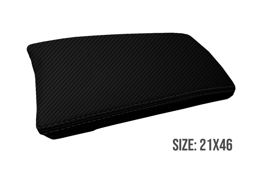 Console Lid Armrest Cover for Toyota Prius (2010–2015) Carbon Fiber Black