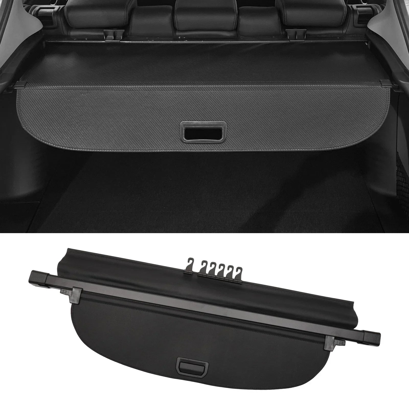 Retractable Cargo Cover for Honda CR-V 2017-2022 5-Seater Gloss Black