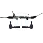 Set of 3 Outer Tie Rod Ends for Dodge Caliber FWD (2007–2012)