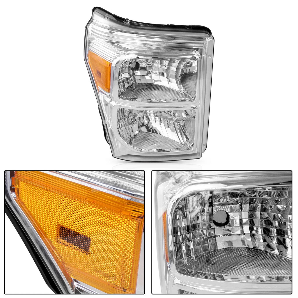 Headlights for Ford F250 F350 F450 SuperDuty (2011–2016)