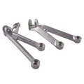 Passenger Rear Footpegs Footrests Brackets for Kawasaki Ninja ZX10R (2004–2005)