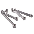 Passenger Rear Footpegs Footrests Brackets for Kawasaki Ninja ZX10R (2004–2005)