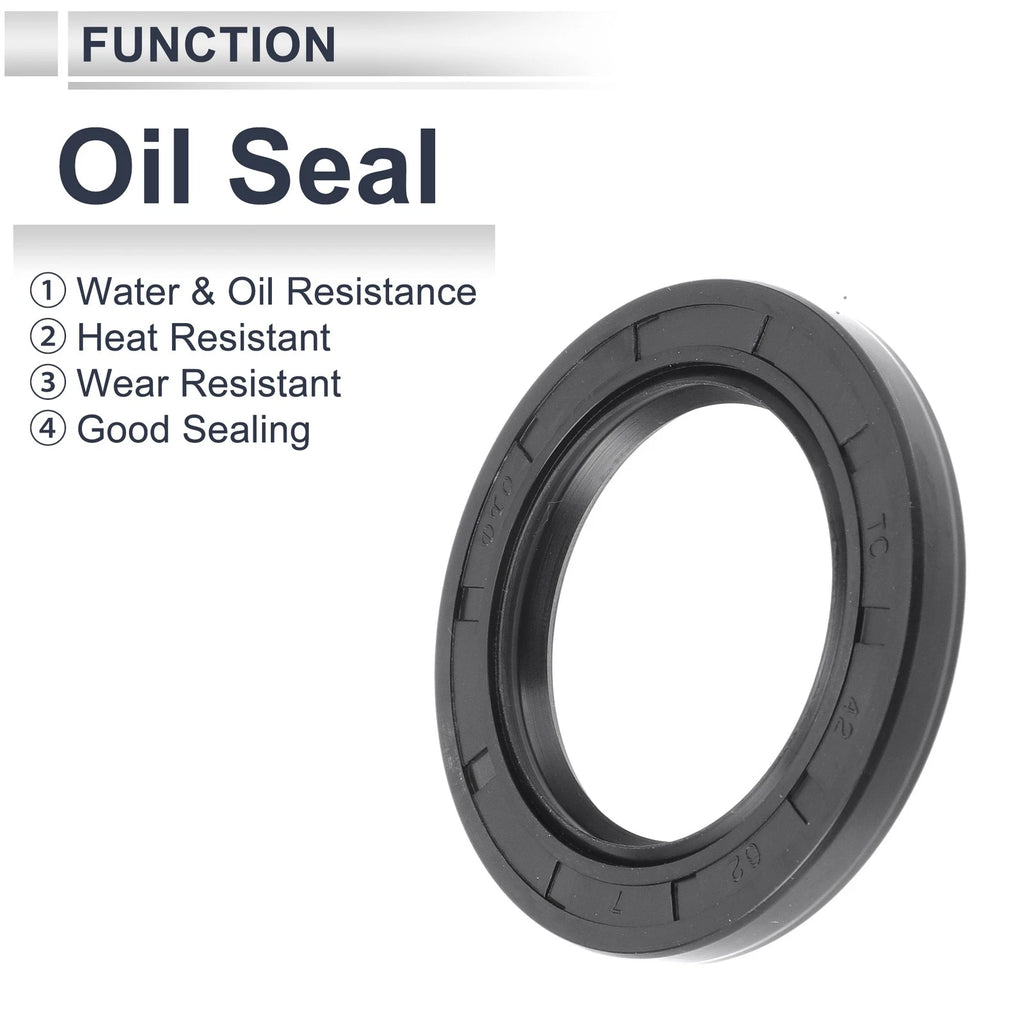 Set of 5 Oil Seal Rotary Shaft Seal Nitrile Rubber 42x62x7mm