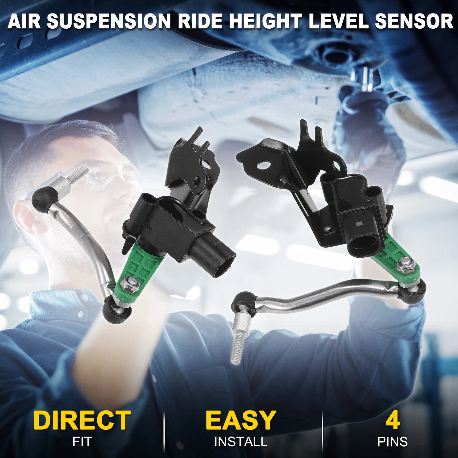 Air Suspension Ride Height Level Sensor for Audi A4 (2008–2016) 8K0941285N 1 Pair