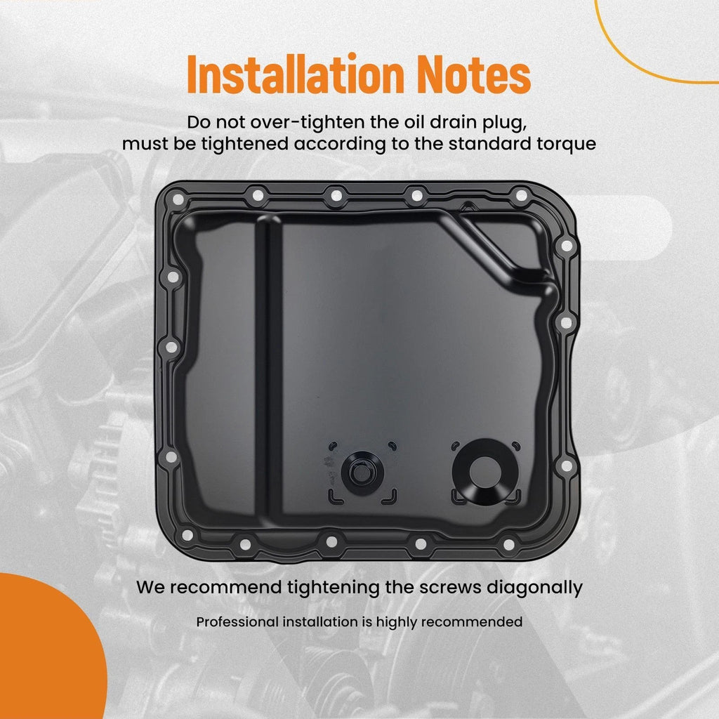 Steel Oil Pan for GM 4L60-E 4L65-E Transmission (1998–2014)