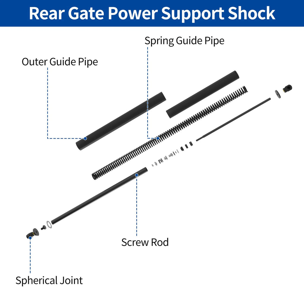 Right Tailgate Power Lift Support for Ford Mondeo (2015–2020) RH No.DS73N402A74AC