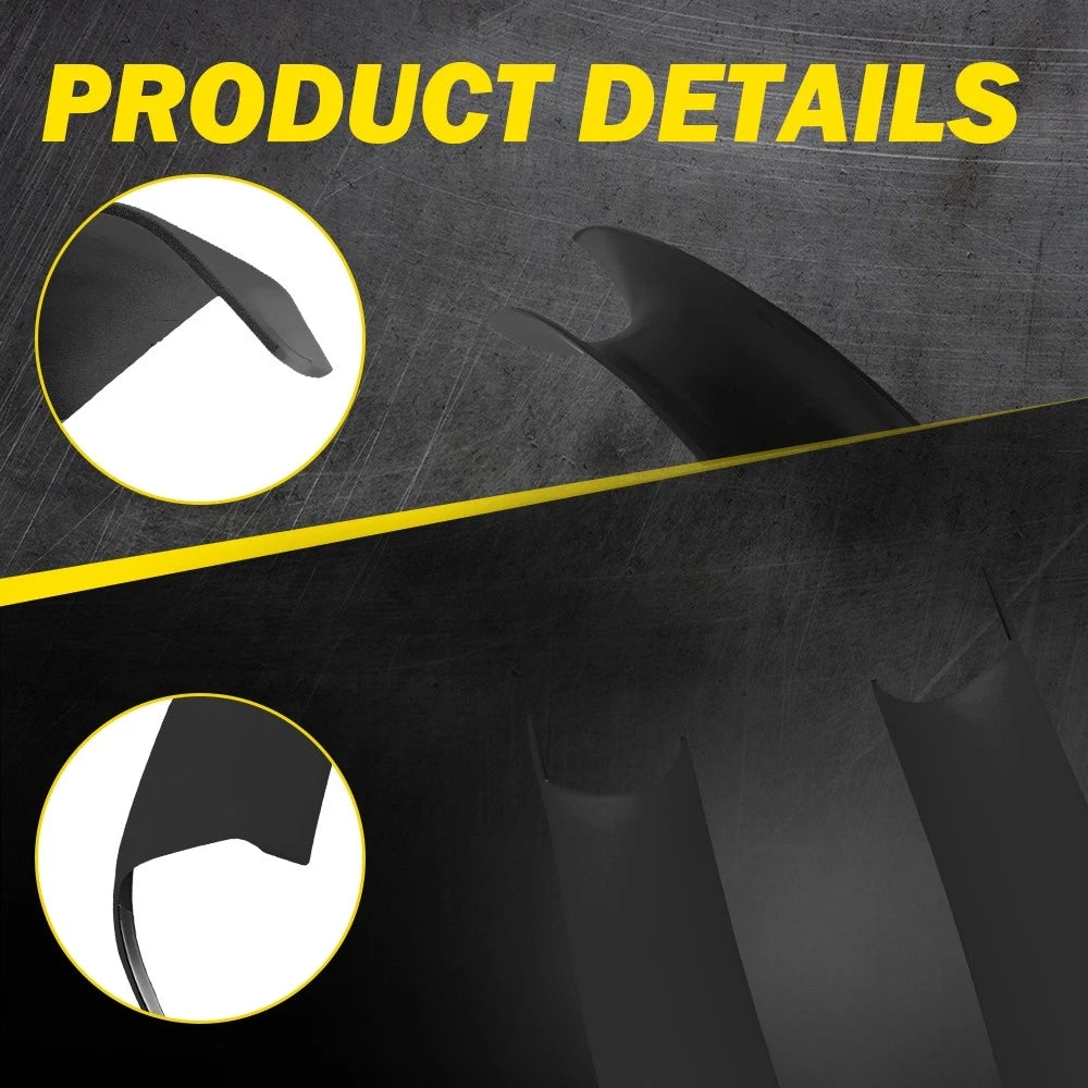Set of 3 Black Interior Door Handle Covers for BMW X3 X4 (2010-2017)