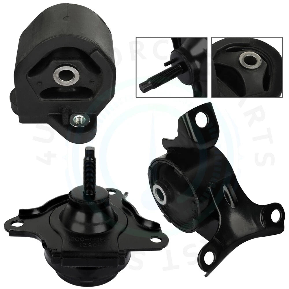 3X Engine Motor Mounts for Honda Civic (2003–2005) 1.3L Hybrid