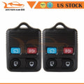 Set of 2 Keyless Key Fob Remote Cases for Mercury Grand Marquis Ford Mustang