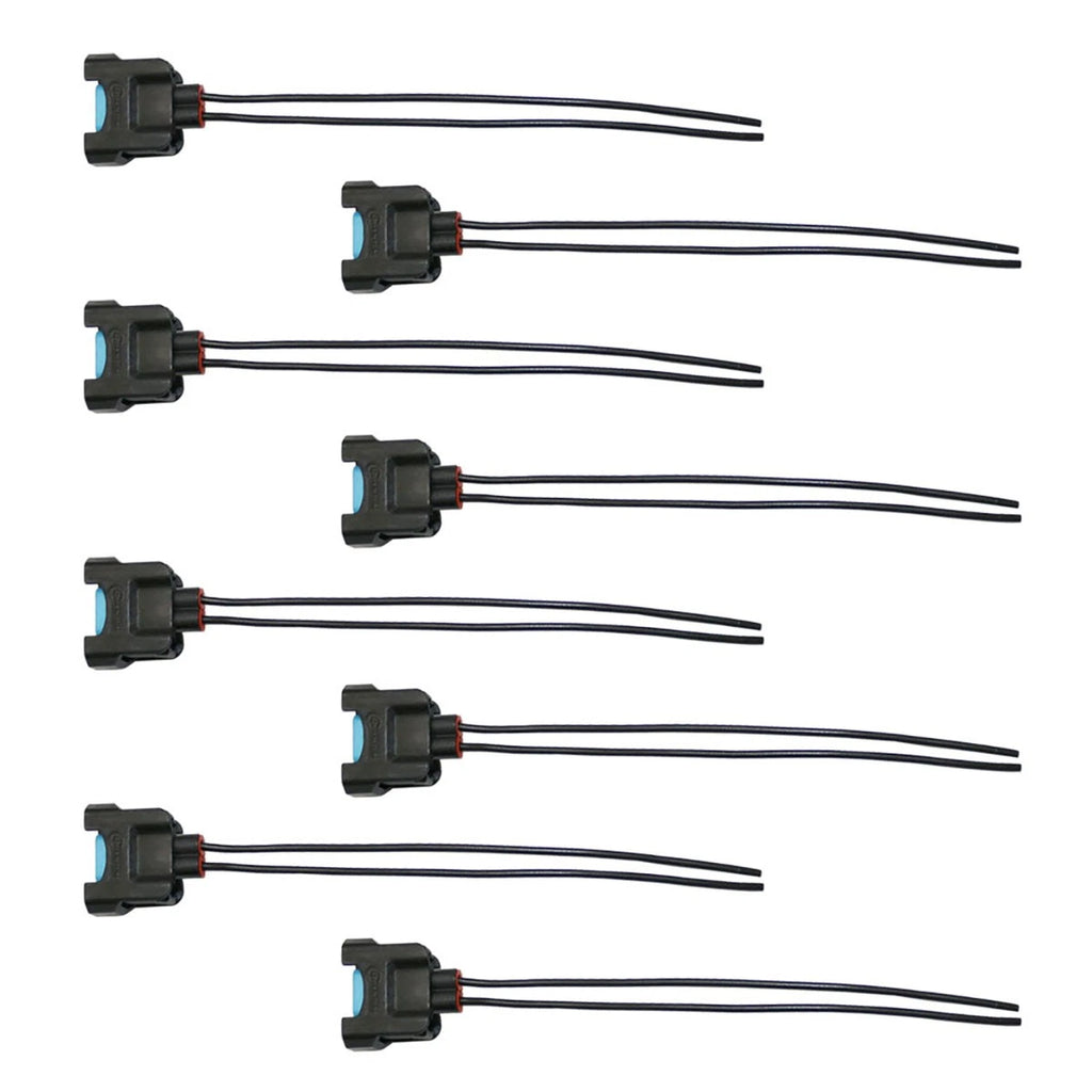 Set of 8 Fuel Injector Adapter Pigtails for OBD2