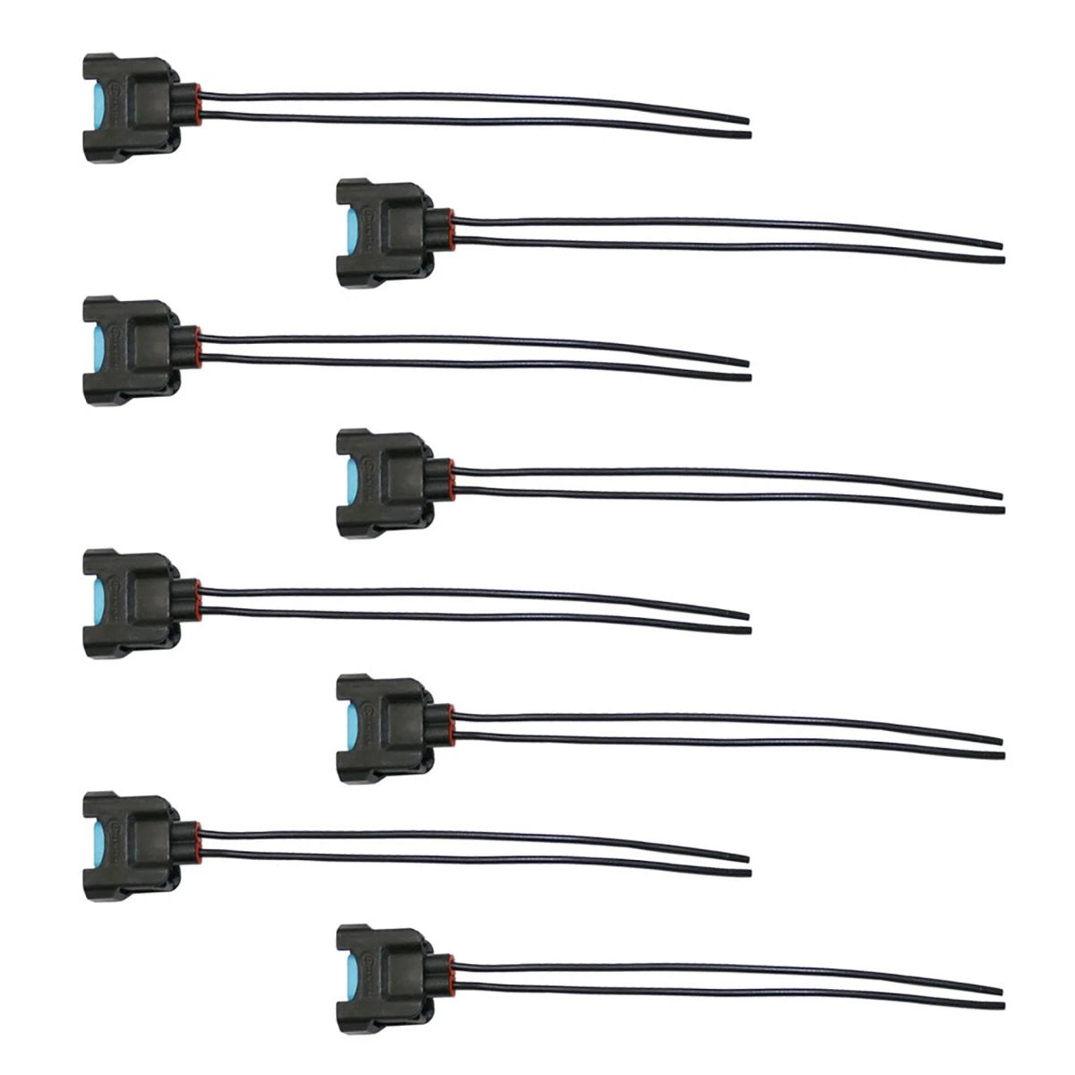 Set of 8 Fuel Injector Adapter Pigtails for OBD2