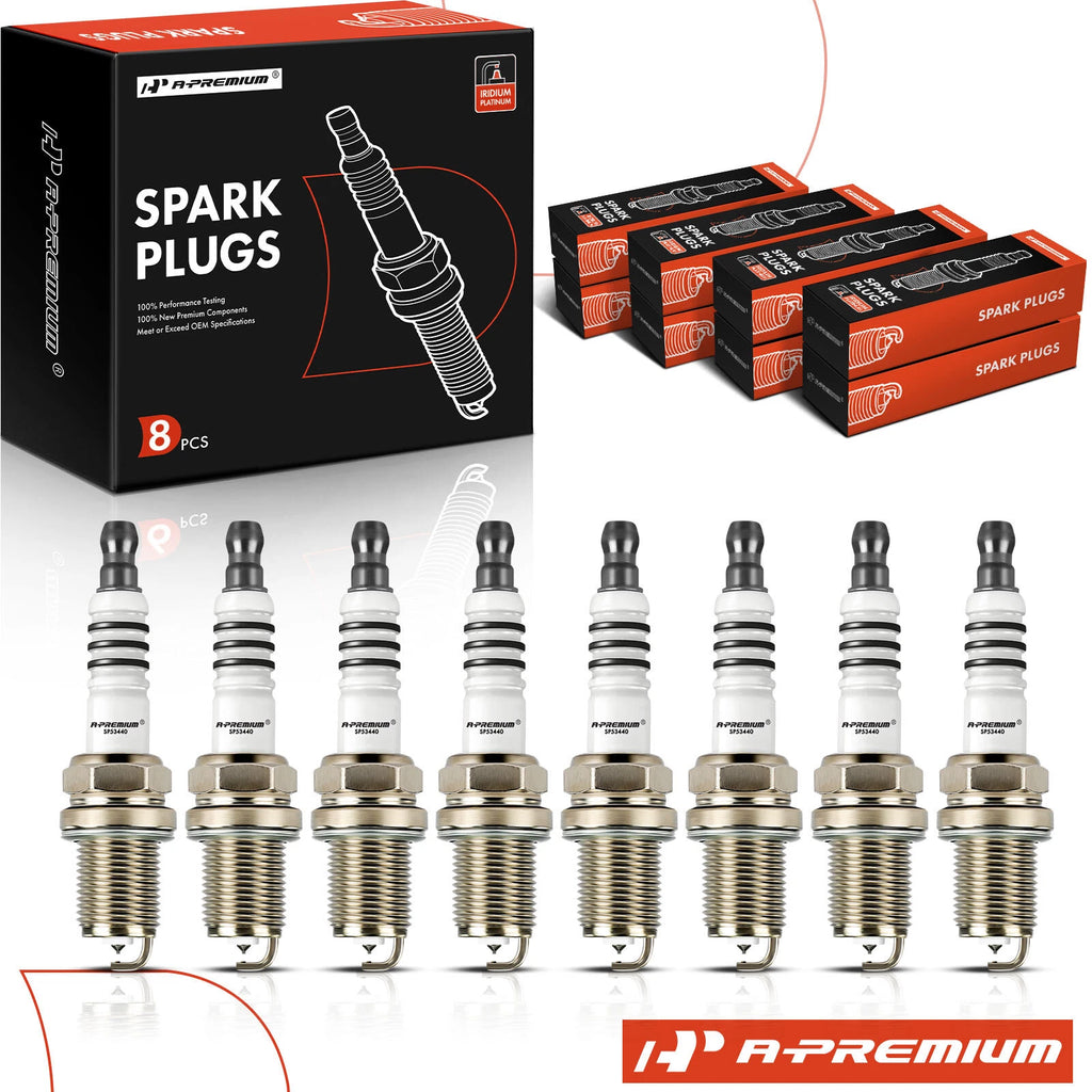 8x Iridium Platinum Spark Plugs for Jeep Grand Cherokee (2002–2004)
