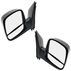 Manual Side Mirrors Pair for Chevy Express, GMC Savana (2008–2021)