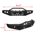 Off-Road Steel Front Bumper with Winch Plate & D-Rings for Toyota Tundra (2014–2021)