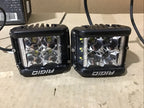 Rigid D-SS Pro Surface Mount Flood Pods Pair 262113 for Rigid D-SS (Open Box)