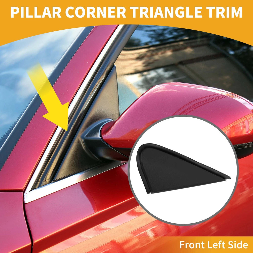 Front Left Side Pillar Corner Triangle Trim for Toyota Land Cruiser (2008–2011)