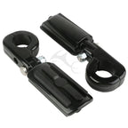 32mm Black Highway Engine Guard Bar Foot Pegs Bracket Clamps for Harley Dyna